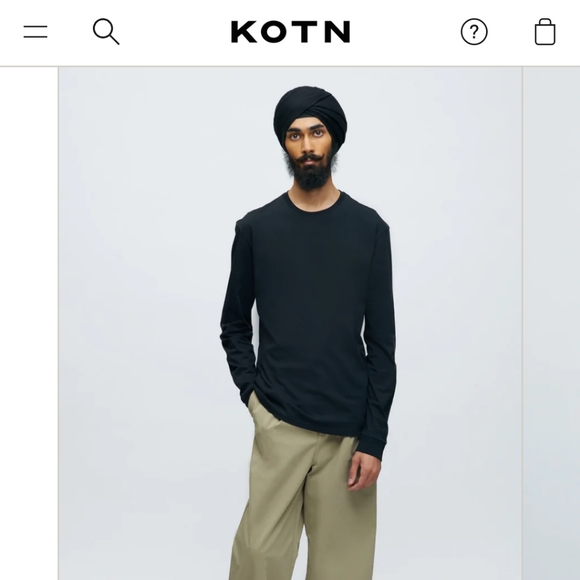 Kotn black Essential Longsleeve - Picture 7 of 7